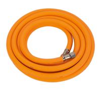 Sealey Ahhc5 Air Hose 5Mtr X ?8Mm Hybrid High Visibility with 1/4In Bsp Unions