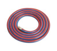 Sealey Air Hose 5M X 8mm With 1/4"bsp Unions Extra-Heavy-Duty