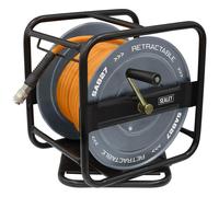 Sealey Air Hose and Heavy Duty Swivel Reel 6mm 30m