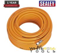 Sealey Air Hose Bore Hybrid High Visibility Compressor 1/4" BSP 20m x 8mm