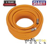 Sealey Air Hose Bore Hybrid High Visibility Compressor 15m x 8mm 1/4" BSP