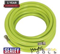 Sealey Air Hose High-Visibility 10m x Ø8mm with 1/4"BSP Unions Air Tools