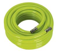 Sealey Air Hose High-Visibility 15M X 10mm With 1/4"bsp Unions