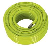 Sealey Air Hose High-Visibility 20M X 10mm With 1/4"bsp Unions