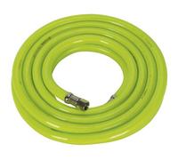 Sealey Air Hose High-Visibility 5M X 10mm With 1/4"bsp Unions