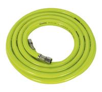 Sealey Air Hose High-Visibility 5M X 8mm With 1/4"bsp Unions