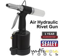 Sealey Air Hydraulic Rivet Gun Riveter 1/4" Aluminium Stainless Steel Rivets