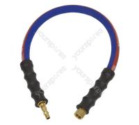 Sealey Air Leader Hose with Tailpiece & 1/4"BSP Union 600mm x 8mm