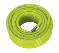 Sealey Air Line Hose High Visibility 20m x 10mm with 1/4"BSP Unions AHFC2038