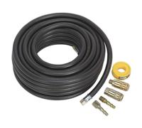 Sealey Air Line Hose Kit 15m x 8mm with Connectors AHK01
