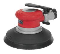 Sealey Air Palm Random Orbital Sander With 360 Degrees Exhaust Muffler 150mm Gsa04