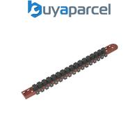 Sealey AK1217 Premier Socket Retaining Rail with 17 Clips 1/2"Sq Drive