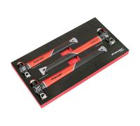 Sealey AK2033 Premier Ball Pein Hammer Set with Fibreglass Shafts 3pc