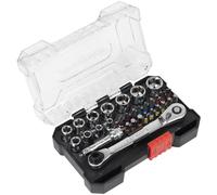 Sealey 31 Piece 1/4" Drive Socket and Bit Set 1/4"