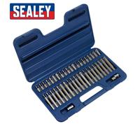 Sealey AK219 42 Piece TRX-Star Spline Hex Bit and Driver Set
