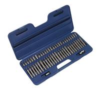Security TRX-Star*/Hex/Ribe/Spline Bit Set 56pc 3/8" & 1/2"Sq Drive