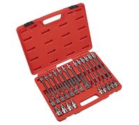 Sealey Hex Socket Bit Set AK2196 - 30pc 1/2" Sq Drive