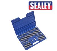 Sealey Mixed 3/8" & 1/2" Square Drive Screwdriver Bit Set 74 Piece Ak21974