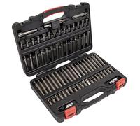 TRX-Star*/Security TRX-Star*/Hex/Ribe/Spline Bit Set 74pc 3/8" & 1/2"Sq Drive