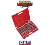 Socket Bit Set Hex 4-12mm & TRX-Star T10-T50 Colour Coded On Socket Rail