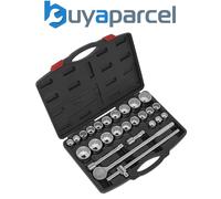 Sealey AK2582 Premier Metric/Imperial Socket Set 3/4"Sq Drive 12-Point 26pc