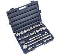 Sealey AK2582 Socket Set 26pc 3/4"sq Drive - Walldrive - Duometric