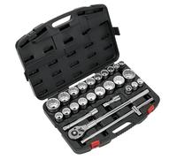 Sealey AK2584 Premier Metric/Imperial Socket Set 3/4"Sq Drive 12-point 26pc