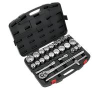Sealey AK2584 Premier Metric/Imperial Socket Set 3/4"Sq Drive 12-point 26pc