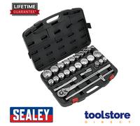 Sealey Premier Metric/Imperial Socket Set 3/4"Sq Drive 12-point 26pc