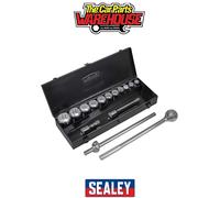 Sealey AK2585 Premier Socket Set 3/4"Sq Drive 12-Point 15pc