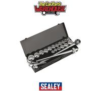 Sealey AK259-CRV Premier Socket Set 3/4"Sq Drive 12-point 22pc