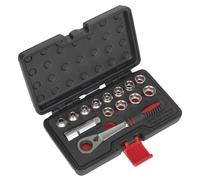 Sealey Socket Set 17 Piece 3/4" Drive Hexagon WallDrive Metric
