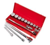Sealey Socket Set 17 Piece 3/4" Drive Hexagon WallDrive Metric