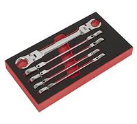 Sealey Premier Flexi-Head Flare Nut Spanner Set 5pc AK2652