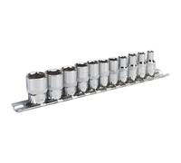 Sealey Socket Set AK2670 - 11pc 1/4" Drive 6Pt Walldrive (Imperial)