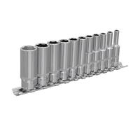 Sealey AK2671 Premier Imperial Deep Socket Set 1/4"Sq Drive 11pc