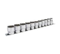 Sealey AK2672 Premier Imperial Socket Set 3/8"Sq Drive 12-point 11pc