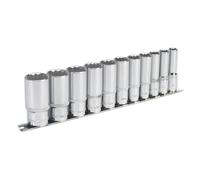 Sealey AK2673 Premier Imperial Deep Socket Set 3/8"Sq Drive 12-point 11pc