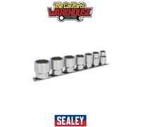 Sealey AK2676 Socket Set 7Pc 3/8inSq Drive Whitworth