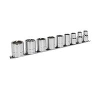 Sealey AK2677 Socket Set 9Pc 1/2inSq Drive Whitworth