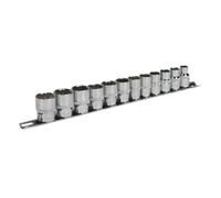 Sealey AK2682 Socket Set 12Pc 3/8inSq Drive 12Pt Walldrive® Metric