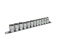 Sealey AK2682 Walldrive Metric Socket Set, 3/8" Square Drive, 12PT, 12 Pieces