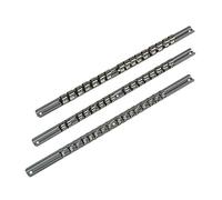 Sealey Ak270 Socket Retaining Rail Set 3Pc 1/4 3/8 and 1/2Sq Drive