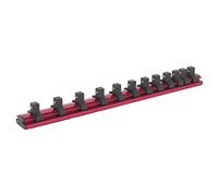 Sealey Socket Retaining Rail Magnetic 3/8" Square Drive 12 Clips