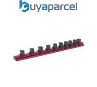 Sealey AK27084 Premier Socket Retaining Rail Magnetic 1/2"Sq Drive 10 Clips