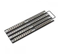 Sealey Socket Rail Tray Black 1/4", 3/8" & 1/2" Square Drive