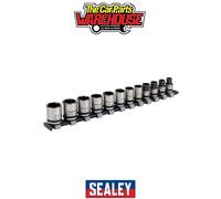 Sealey AK2741B Premier Black Lock-On™Socket Set 3/8"Sq Drive 12pc