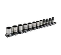 Sealey AK2741B Premier Black Lock-On™ Socket Set 3/8"Sq Drive 12pc