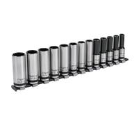 Sealey AK2745B Socket Set 13pc 1/2"Sq Dr Deep Lock-On 6pt - Black Series