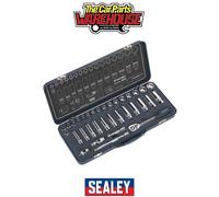 Sealey AK27481 Premier Lock-On™ Socket Set 3/8"Sq Drive 34pc